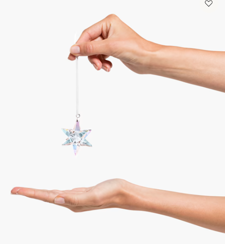 Swarovski Collection Star Ornament, Shimmer, Medium