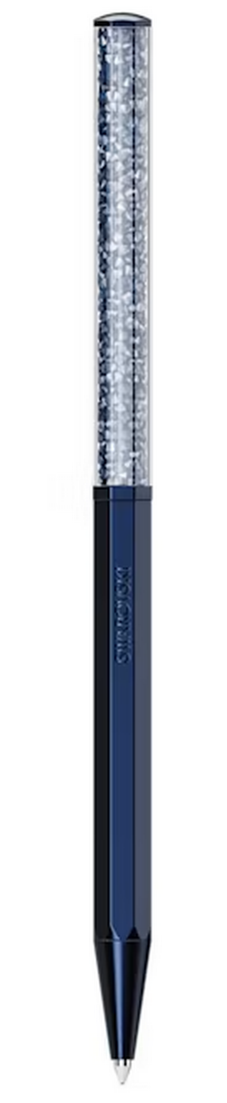 Swarovski Collections Crystalline Ballpoint Pen Octagon Shape, Blue, Blue Lacquered