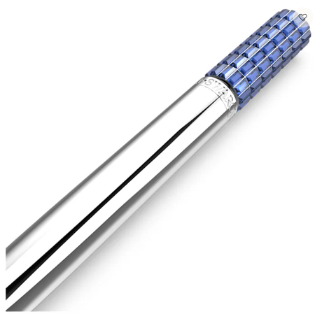 Swarovski Collections Ballpoint Pen Blue, Chrome Plated