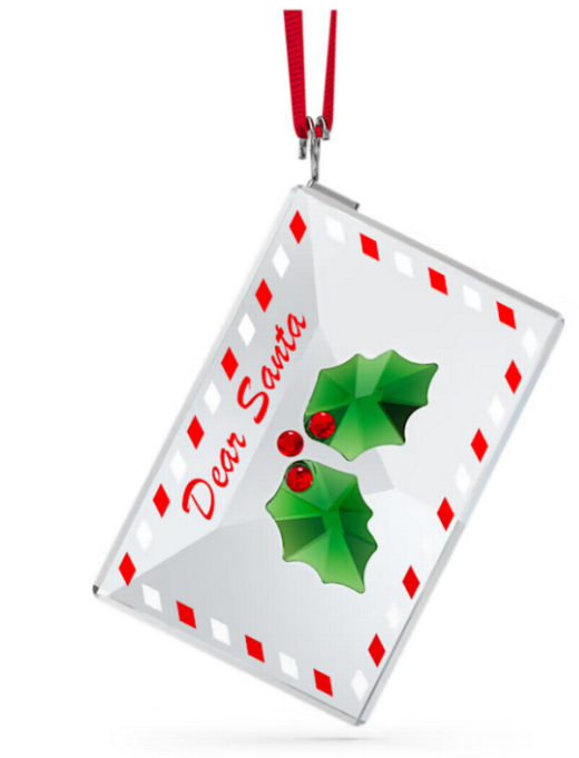 Swarovski Collections Holiday Cheers Letter To Santa Ornament