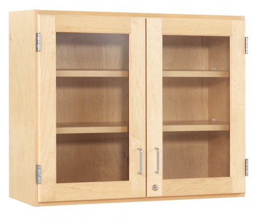 Wall Cabinet - Solid Maple and Maple Veneers