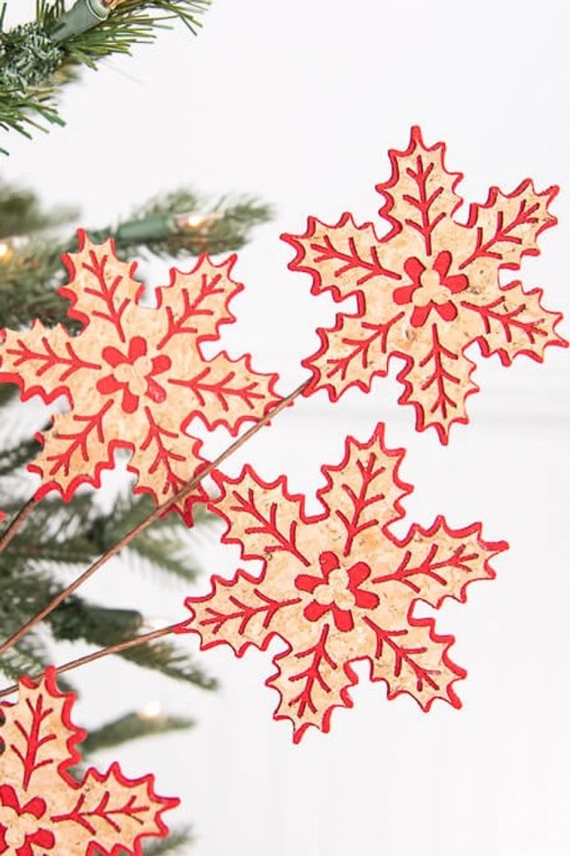 Foil Snowflake Cutouts