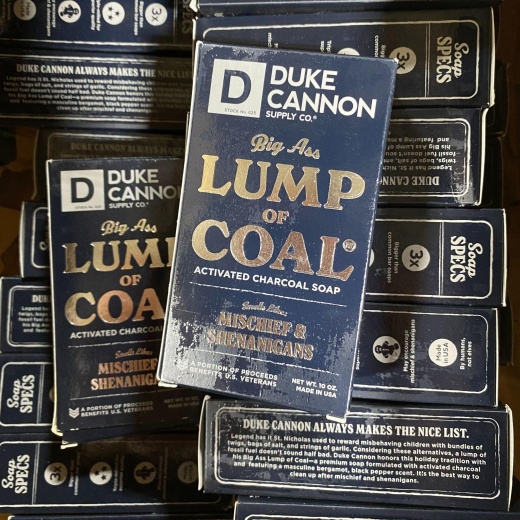 Duke Cannon Big A** Lump Of Coal Activated Charcoal Soap 10Oz (30 Pcs Lot)