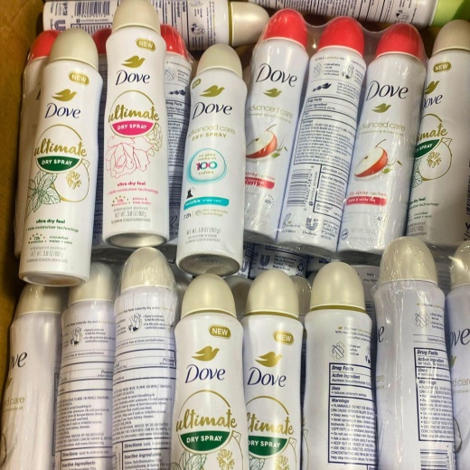 Dove Spray Deodorant 3.8Oz Assorted Mix Assorted Scents (45 Pcs Lot)
