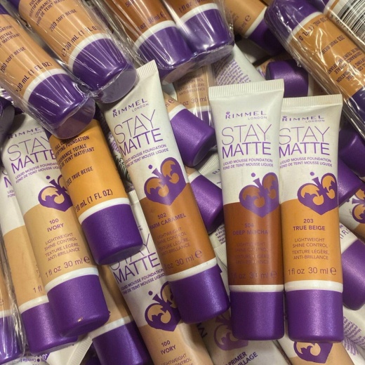 Rimmel Stay Matte Lightweight Mousse Foundation 1Oz Assorted Mix (48 Pcs Lot)