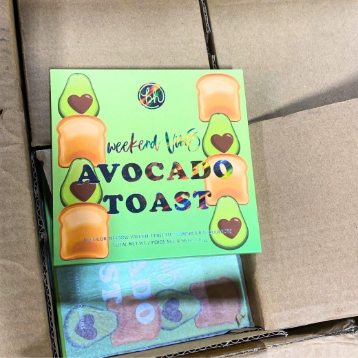Bh Cosmetics Weekend Vibes Avocado Toast 16 Color Shadow Palette (36 Pcs Lot)
