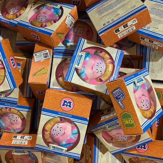 Revolution X Monsters University Mrs Squibbles Creme Blusher, 0.22Oz/6.5G (50 Pcs Lot)
