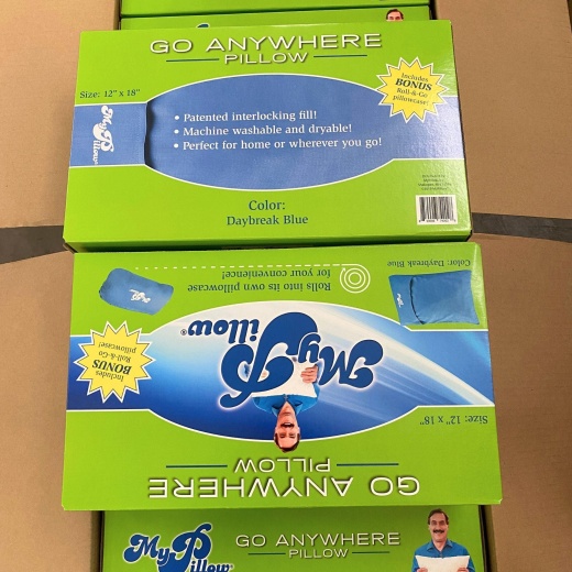 My Pillow Go Anywhere Pillow Includes Bonus Roll & Go Pillowcase (17 Pcs Lot)
