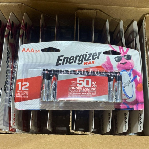 Energizer Max Aaa24 Batteries (12 Pcs Lot)