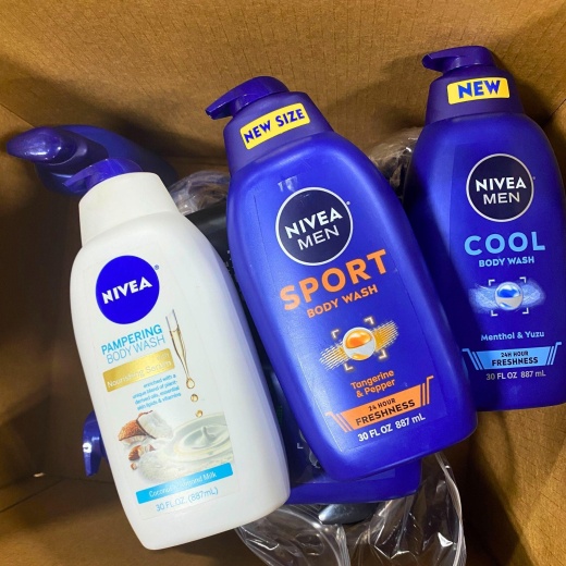 Nivea Men Body Wash Assorted Mix 30 Fl Oz (94 Pcs Lot)