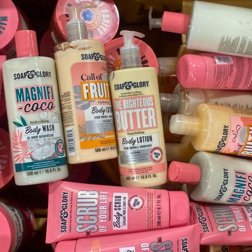 Soap & Glory Assorted Mix Includes Body Wash , Body Scrub , Body Lotion (40 Pcs Lot)