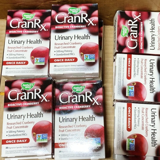 Cranrx Bioactive Cranberry Urinary Health Researched Cranberry Fruit Concentrate 500Mg Potency (30 Pcs Lot)