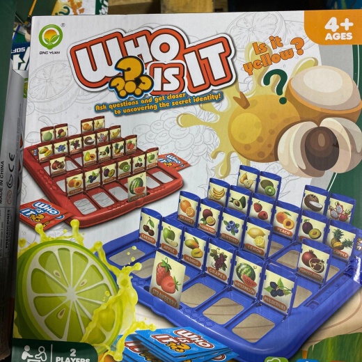 Who Is It Ask Questions & Get Closer To Uncovering The Secret Identity Ages 4+(23 Pcs Lot)