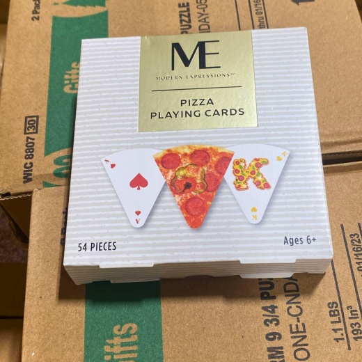 Me Modern Expressions Pizza Playing Cards (36 Pcs Lot)