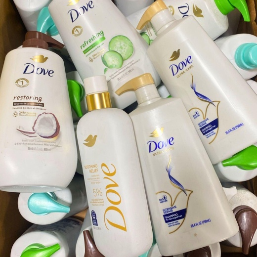 Dove Assorted Body Wash & Shampoo Mix (30 Pcs Lot)