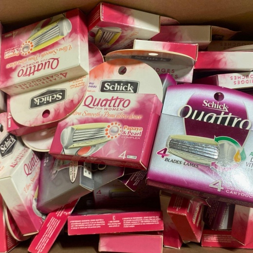 Schick Quattro For Women Ultra Smooth Cartridges (50 Pcs Lot)