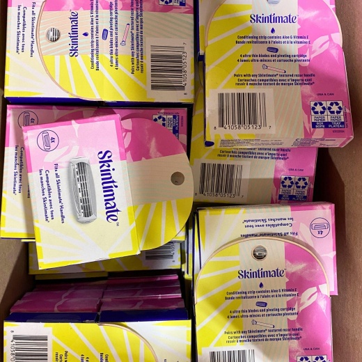 Skintimate Fits All Skintimate Handles 4 Ultra Thin Blades (50 Pcs Lot)