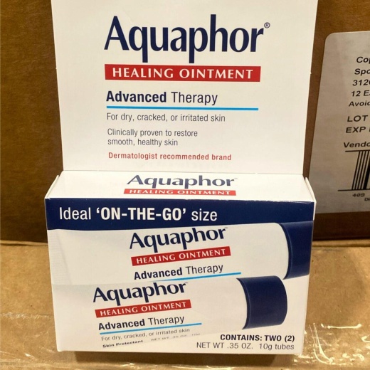 Aquaphor Healing Ointment Advanced Therapy 2 Pack 0.35Oz Tubes (96 Pcs Lot)