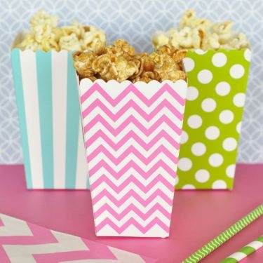 Diy Popcorn 'N Treats Boxes (Set Of 12)