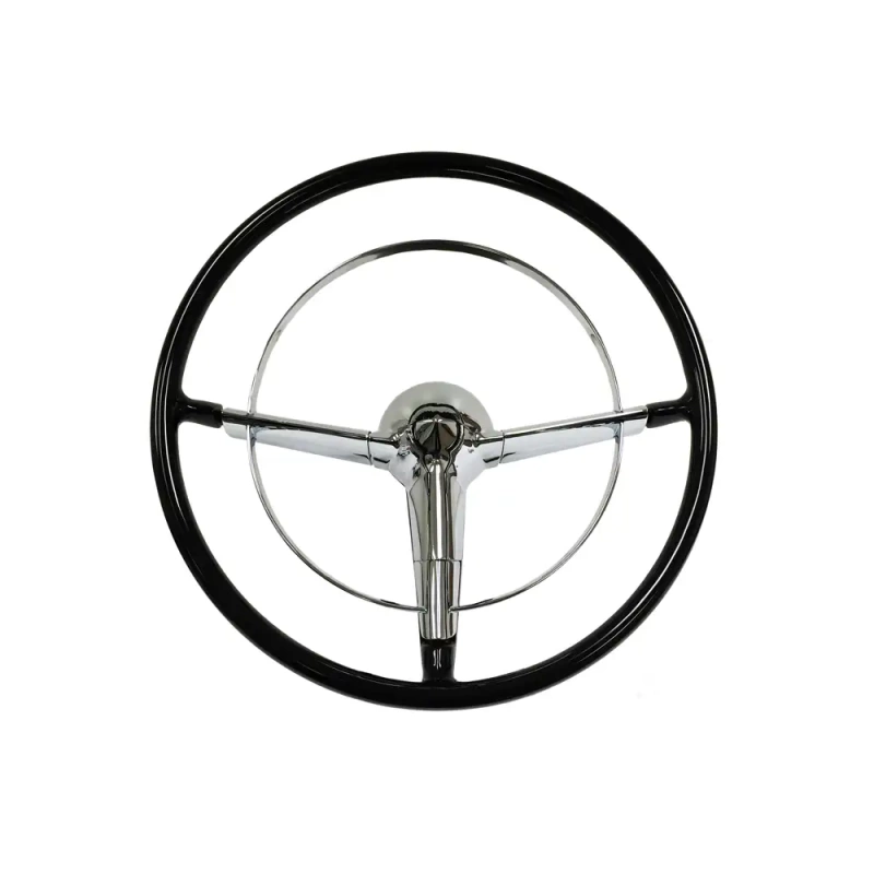 Chevy Steering Wheel Complete With Horn Ring & Hardware 18" Diameter Bel-Air 1955-1956