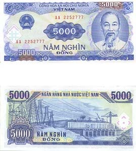 Vietnam P108(U) 5,000 Dong