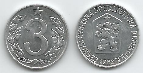 Czechoslovakia Km52(U) 3 Haleru