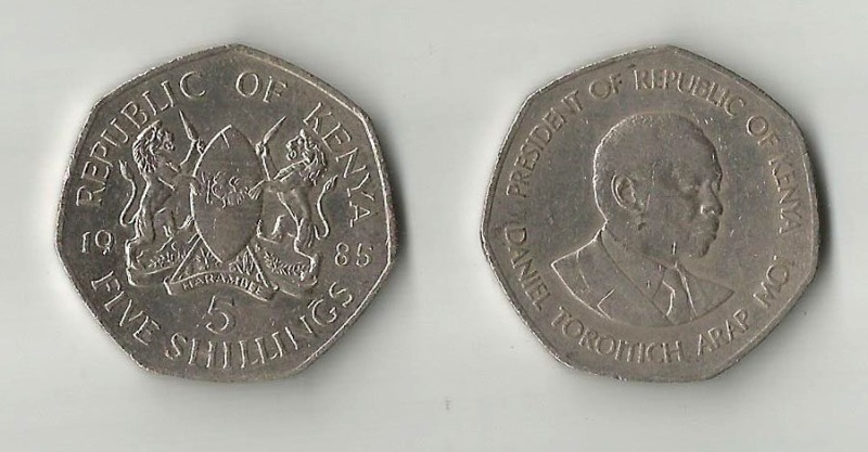 Kenya Km23(Cl) 5 Shillings
