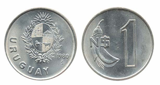 Uruguay Km74(U) 1 New Peso