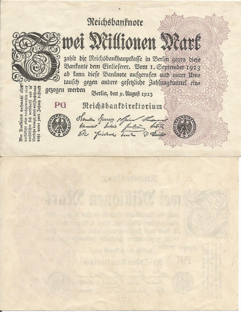 Germany P104(Xf) 2,000,000 Mark