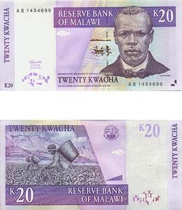 Malawi P38(U) 20 Kwacha