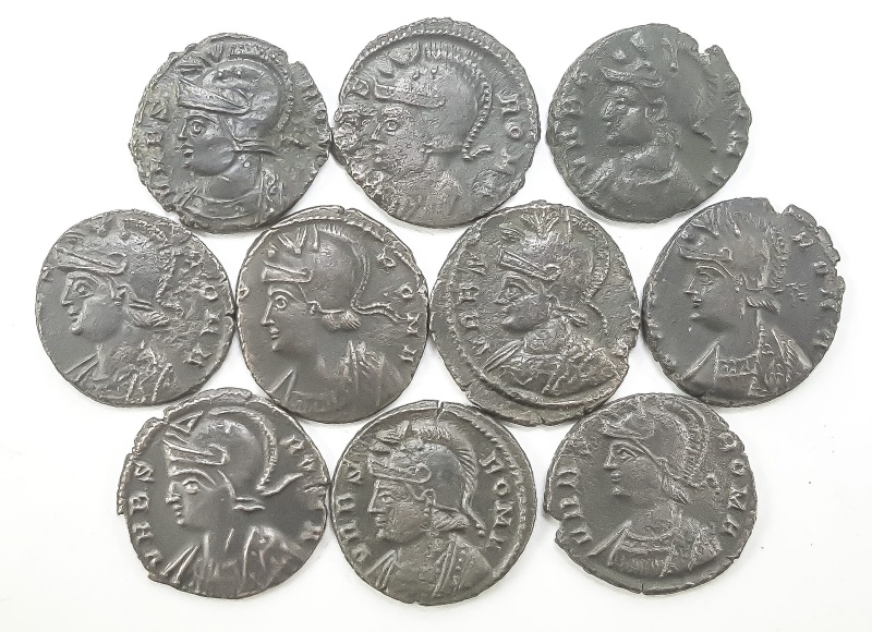 Lot Of 10 Urbs Roma, About Au Condition