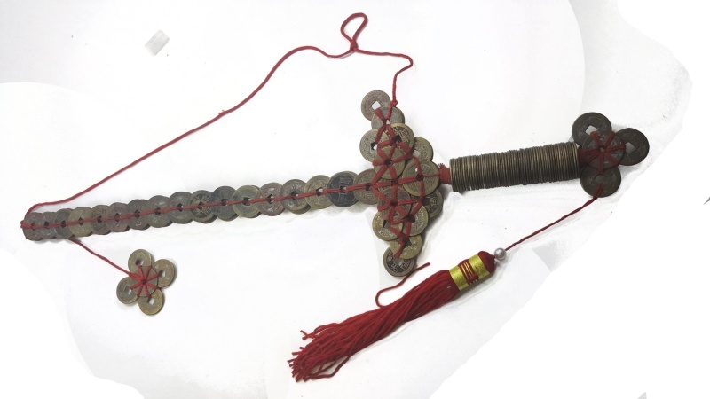 Sword Made Of 130 China Cash Coins