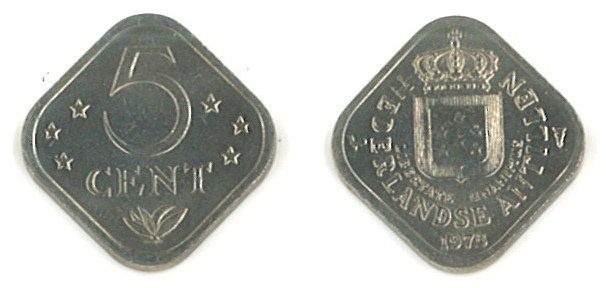 Netherlands Antillies Km13(U) 5 Cents