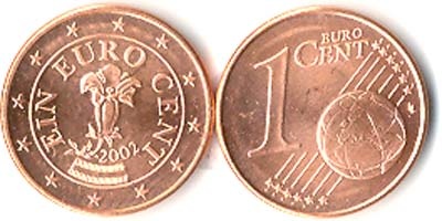 Austriakm3082(U) 1 Aust. Cent