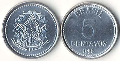 Brazil Km601(U) 5 Centavos