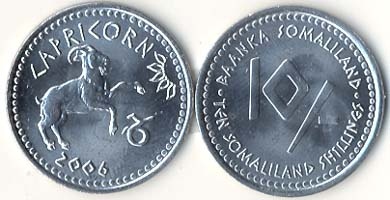 Somalilandkm18(U) 10 Shillings Capricorn