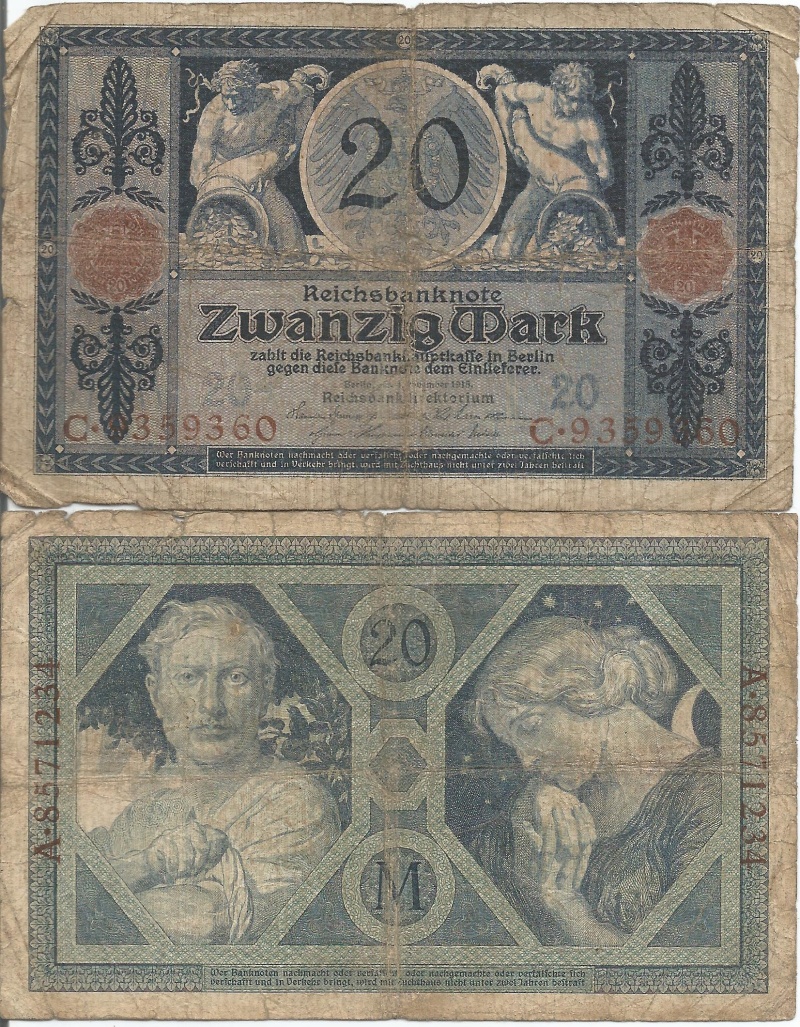 Germany P63(Vg) 20 Mark