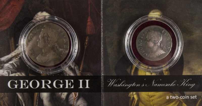 George Ii: Washington’S Namesake King (Two-Coin Box)