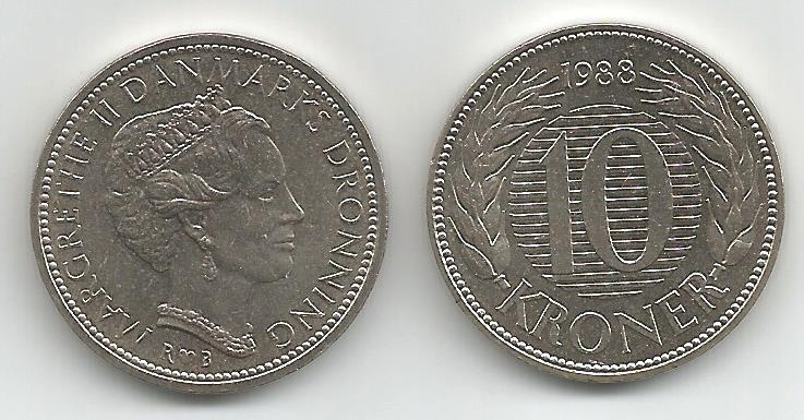 Denmark Km864(U) 10 Kroner