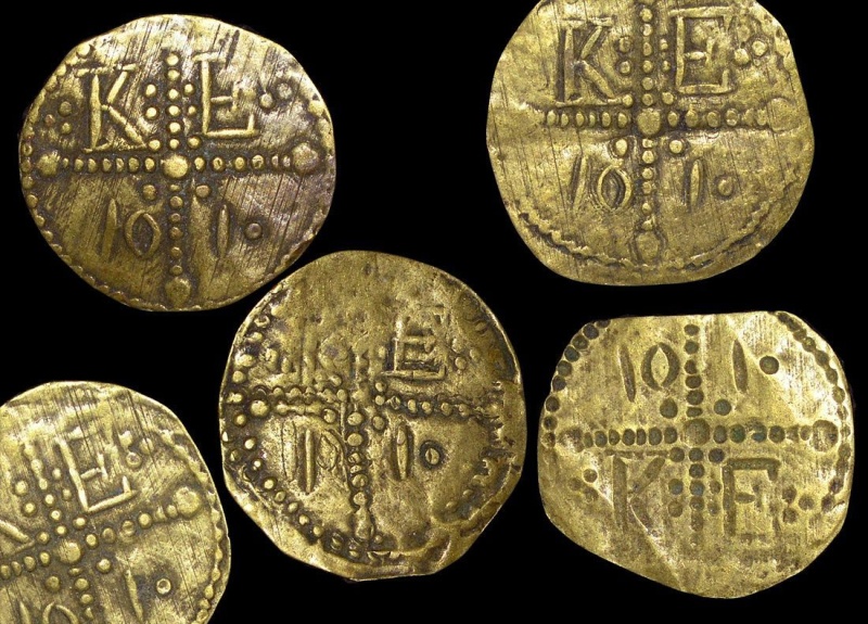 Greece Kmhutokkel5(Vf-Xf) Ottoman Empire, Cappadocia, Gelveri (Modern güZelyurt), St. Gregory Theologus Church, 10 Para Bracteate Brass Token, Late C19th