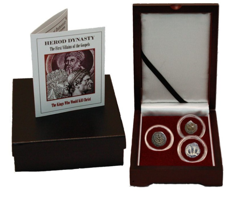 Judaea Ae Herod Dynasty Box (Three-Coin Box)