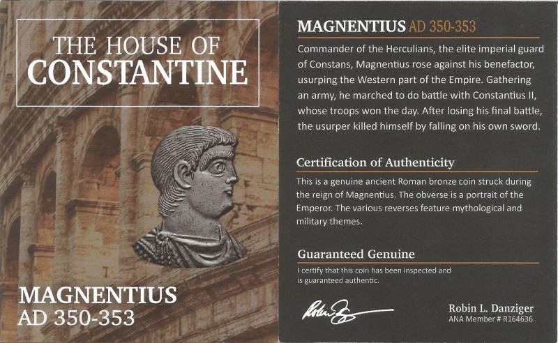 Roman Ae Of Magnentius Ngc(Vg)