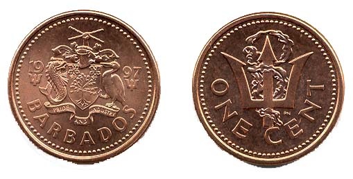 Barbados Km10a(U) 1 Cent