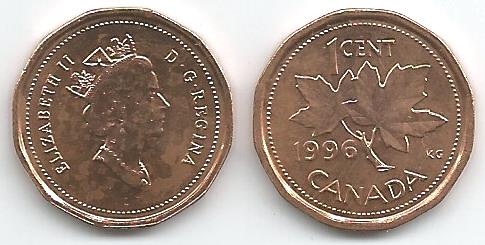 Canada Km181(U) 1 Cent