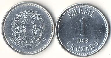 Brazil Km605(U) 1 Cruzado