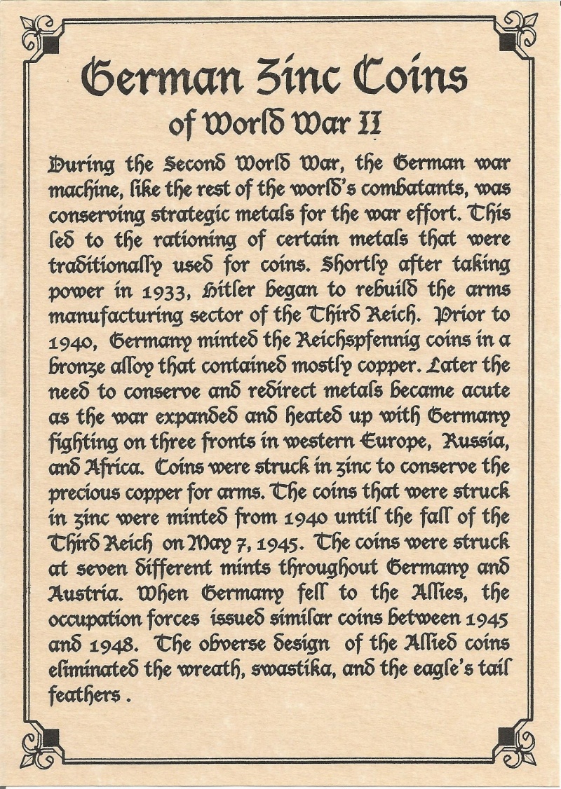 Nazi Germany: Reichpfennig Coin (Album)
