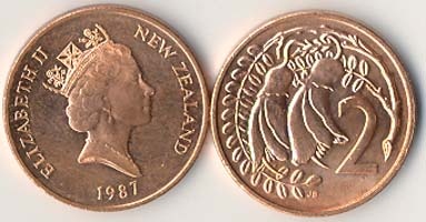 New Zealandkm59(U) 2 Cents