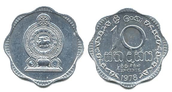 Sri Lanka Km140a(U) 10 Cents