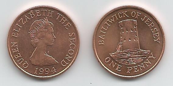 Jersey Km54b(U) 1 Penny