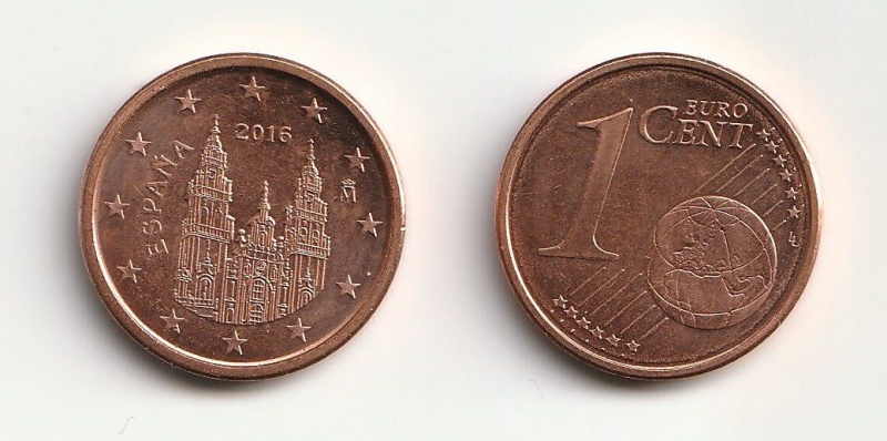 Spain Km1144(U) 1 Euro Cent